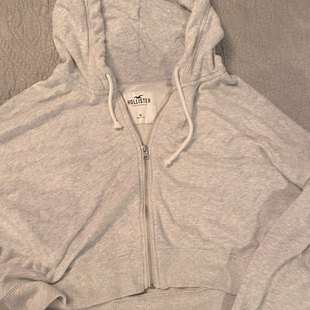 hollister zip up jacket